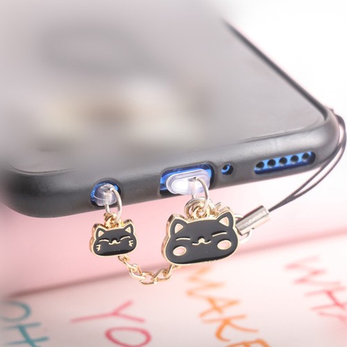 Dust Plug Pendant Lovers Girl Plugs for Mobile Phone Port Protectors - Zdjęcie 6 z 12