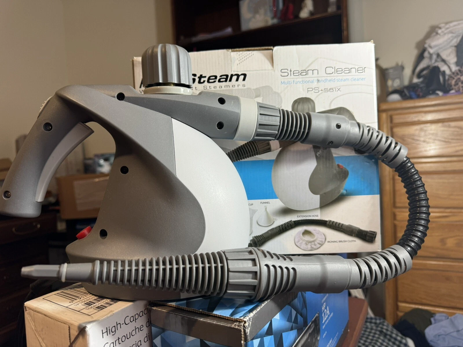 PUR STEAM Steam Cleaner (PS-581X) Multifunctional Steamer. Works Great!