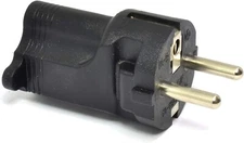 Ceptics Schuko Germany, France CEE7/7 Travel Adapter NEMA 5-15R - ETL Certified