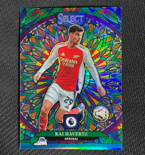 2024-25 Panini Select EPL Kai Havertz Stained Glass SSP Insert - Arsenal