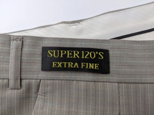 NEW Giorgio Fiorelli Super 120's 2-Piece Suit Jacket Pant 56 Light Gray Pleated - Picture 8 of 21