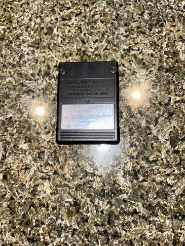 OEM Sony Playstation 2 PS2 8MB Memory Card SCPH-10020 Black Magic Gate - Picture 3 of 3