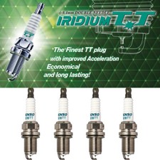 Genuine DENSO Iridium TT Spark Plugs IK16TT / 4701 Set of 4