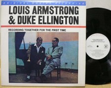 louis armstrong & duke ellington - recording together  first time MFSL 2LP MINT
