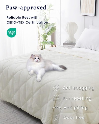 ZonLi Double Sided Cool Warm COOLING BLANKET Night Sweats 200 x 220 NEW - Picture 5 of 7