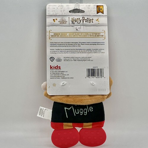 Kids Preferred Hermoine Granger Sensory Security Blanky Crinkle Teether Lovey - Picture 4 of 9