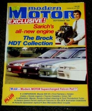 Vintage Australian Car Magazine- Modern Motor Sep 1987 Brock HDT Collection