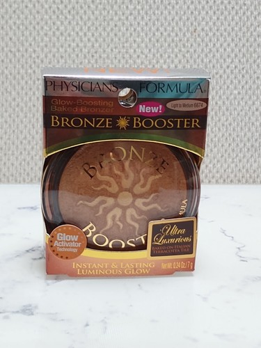 Physicians Formula Bronze Booster Glow Boosting Baked Bronzer Light to Medium - Picture 2 of 4