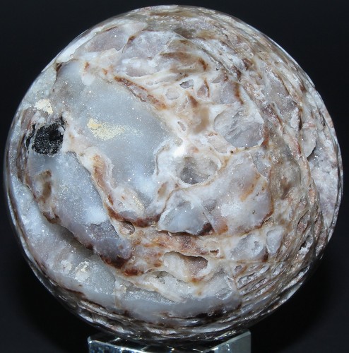 Peruanischer Sphalerit Druzy Kugel / 2,51" (63,75 mm) / 9,00 oz (255,14 gr) 3299 - Bild 19 von 19