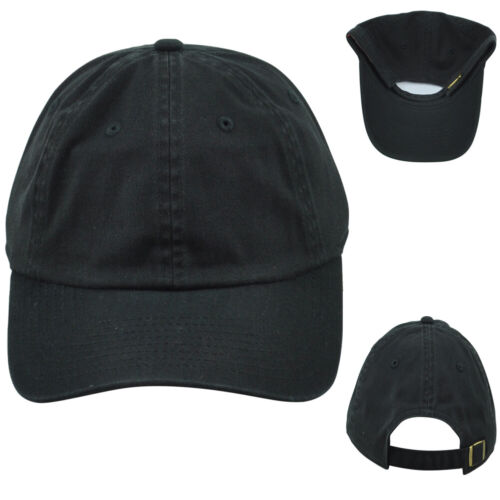 Gorra American Needle Relajada en Blanco Sólida Negra Ajustable Adultos Unisex - Imagen 2 de 4