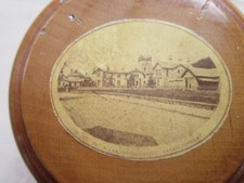 Mauchline Ware Spool Holder - Bridge of Allan Hydropathic Establishment