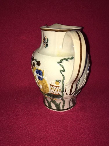 LA3 Staffordshire Pearlware Prattware Krug Taverne Typ Szenen ca. 1825 - Bild 4 von 9