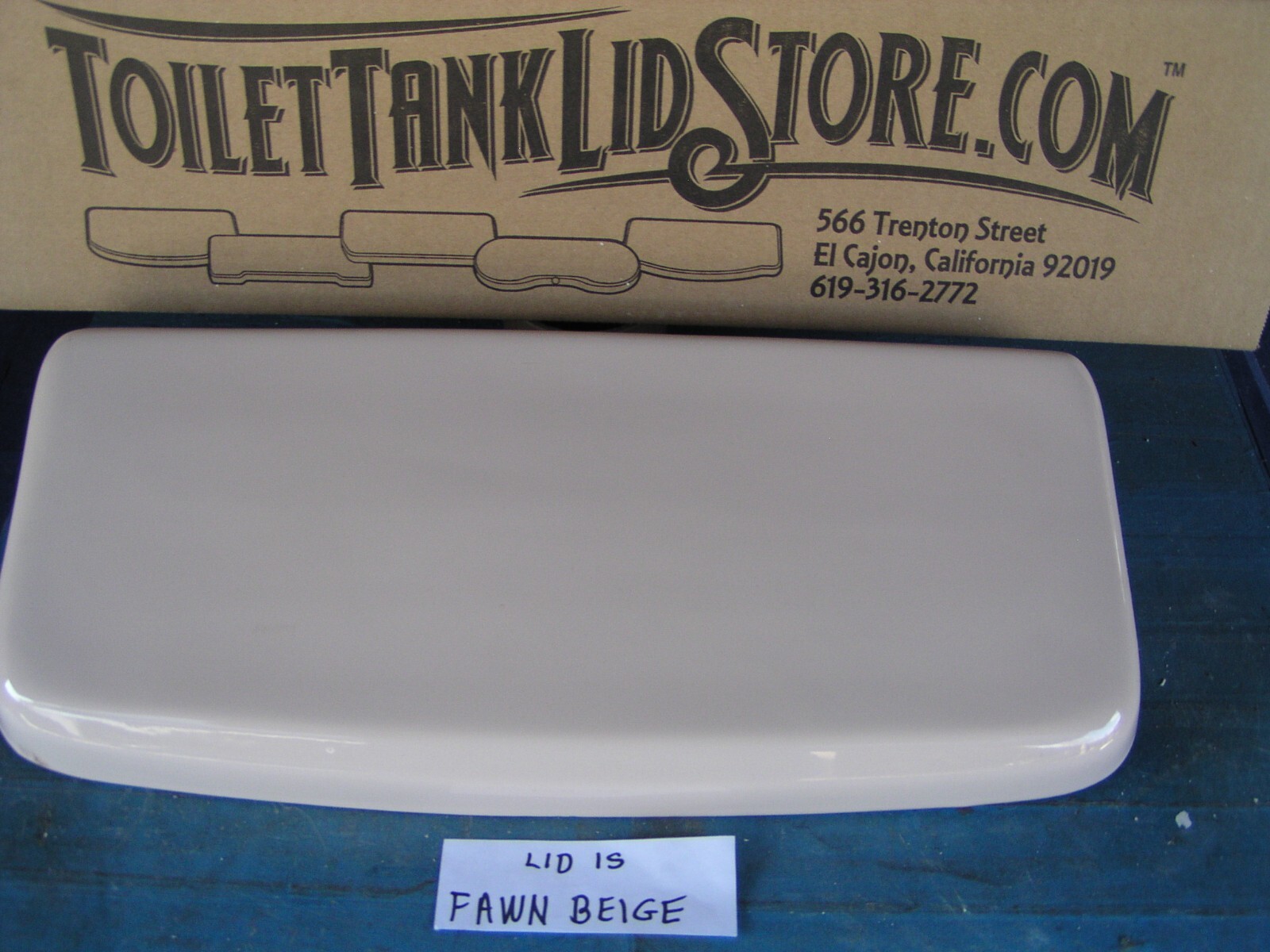 American Standard 4083 Toilet Tank Lid FAWN BEIGE 735003 Fits 4092 4093