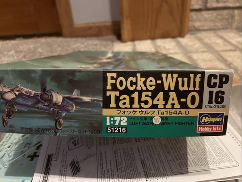 Hasegawa 1/72 Focke Wulf Ta154A-0 #51216 (CP 16) - Picture 2 of 9