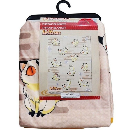 Neu Kirara Plüsch Überwurf Geschenk Fleecedecke Inuyasha Manga Sangro Nekomata Katze - Bild 2 von 2