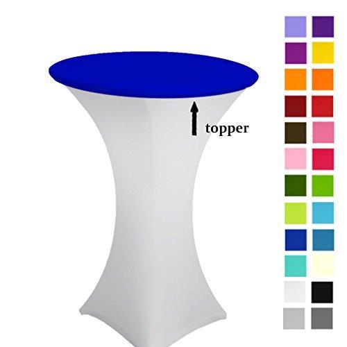 TOPER/CAPOT EXTENSIBLE LYCRA SPANDEX pour table ronde 60cm - Photo 20/26