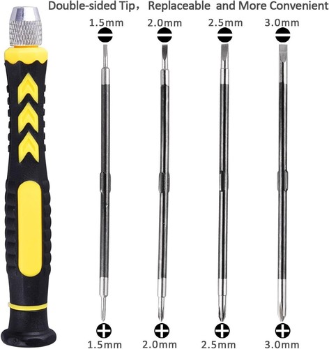 Eyeglass Repair Kit 8 in 1 Magnetic Screwdriver for Eye Glass Sunglass and Watch - Picture 2 of 7