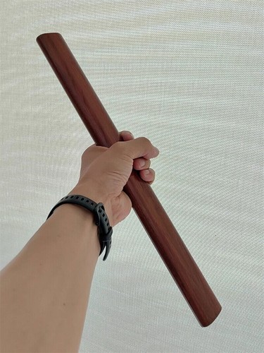 Ellipse Tai Chi Arts Stick Solid Wood Martial Vietnam Iron Wood Kung Fu Exercise - Picture 2 of 9
