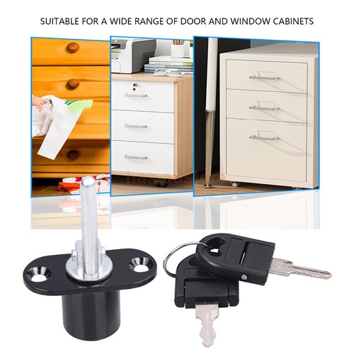 16/19mm Office Cabinet Lock - Stable Drawer Locks for Files & Desks AU - Picture 6 of 23