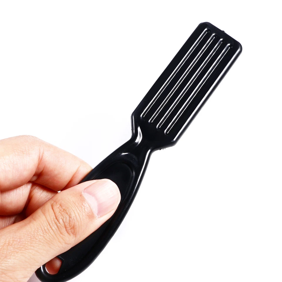 5/10/20 piezas Cerdas suaves Cuchilla de peluquero Cortadora de limpieza Nylon Cepillo Peine Foto 4 de 4