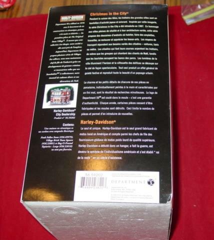 Department 56 - Harley Davidson City Dealership - Christmas in the City (NIB) EX - Picture 3 of 5