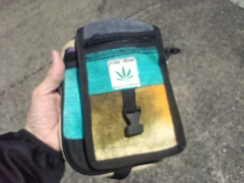 Natural Hemp shoulder strap bag Nepal ch99 - 第 3/6 張圖片