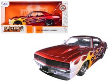 1969 Chevrolet Camaro Red with Flames 1/24