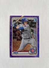 2020 Bowman Chrome Mega Miguel Amaya Refractor Purple /250 BCP-136 Cubs