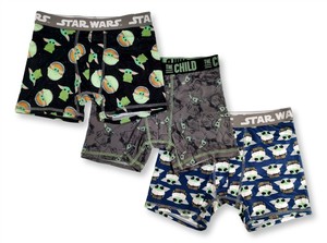 Boys Star Wars Mandalorian The Child Baby Yoda Boxer Brief Underwear Medium 8 Ebay