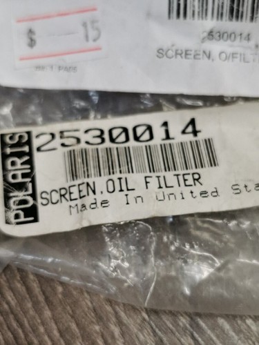 NOS POLARIS MAGNUM  OIL FILTER SCREEN 2530014  A2 - Imagen 5 de 5