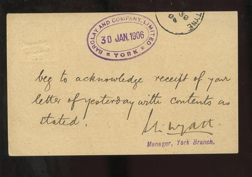 GB Q.VICTORIA YORK Covers Cards Postal History YORKSHIRE .... PRICED SINGLY - Picture 25 of 31