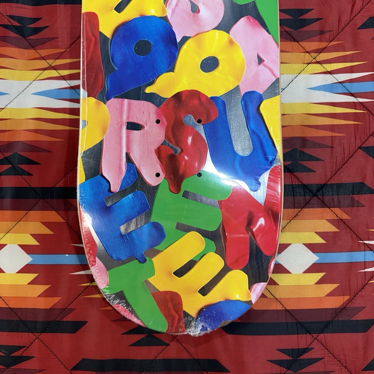 New Supreme Multicolor Balloons Skateboard Deck Silver FS20