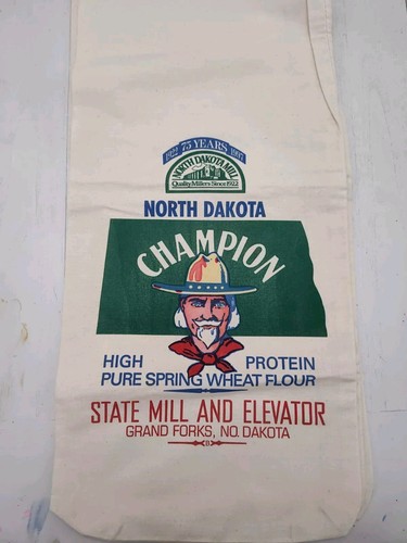 1997 North Dakota Champion Wheat Flour Bag Grand Forks State Mill And Elevator - Picture 4 of 4
