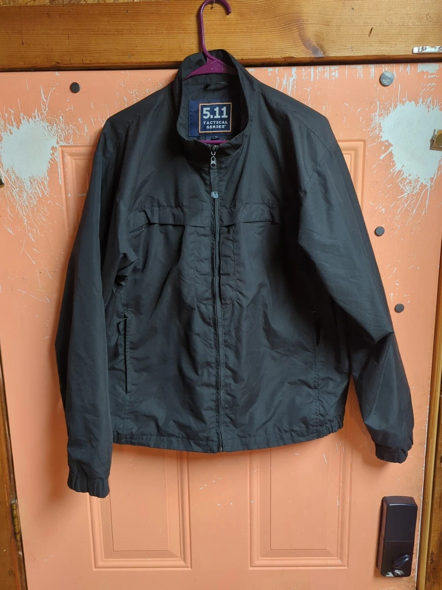 5.11 TACTICAL JACKET Black Response Windbreaker 511 48016 Size
