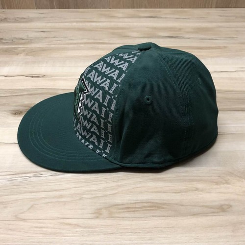 Sombrero ajustado de fútbol americano vintage de la Universidad de Hawaii Rainbow Warriors talla 7 - Imagen 2 de 6