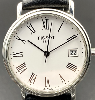 Tissot 🇨🇭 1853 T870/970 Sapphire Swiss Dress Watch Roman