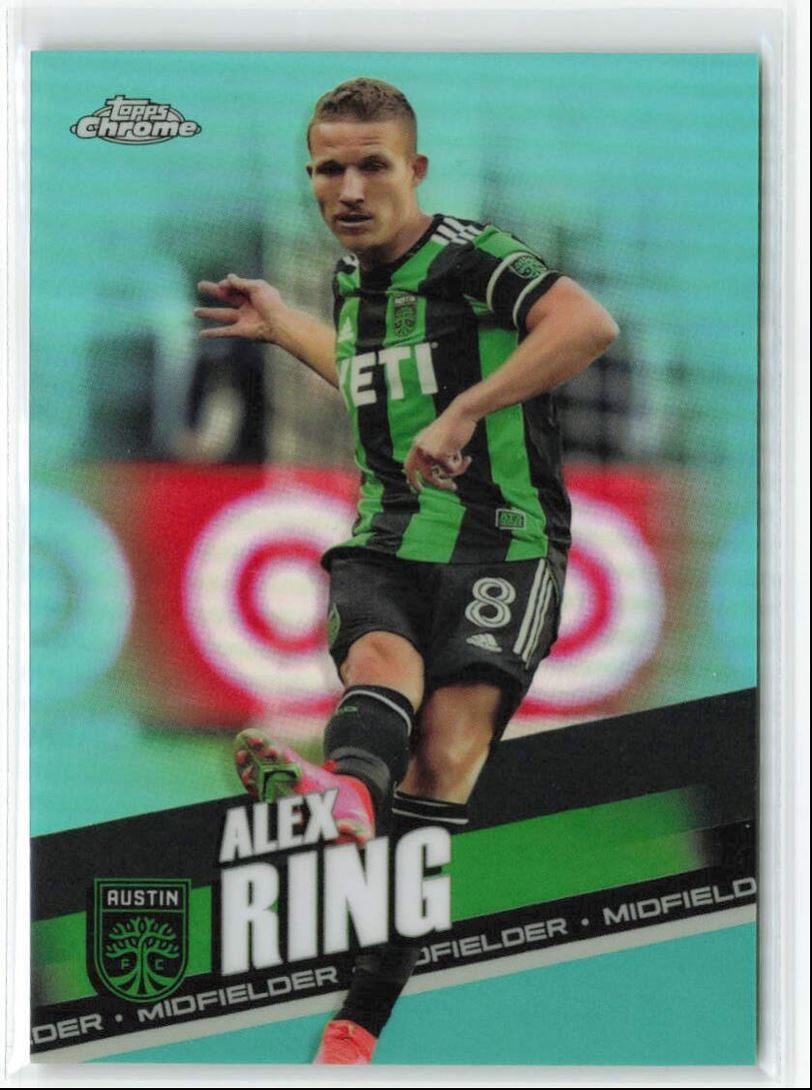 2022 TOPPS CHROME MLS AQUA REFRACTOR ALEX RING /299 #147