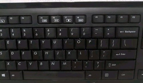 HP Wireless Multimedia Keyboard KBRF3871 Black No USB Transceiver Needed for HP - Picture 4 of 15