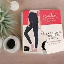 Isabel Maternity By Ingrid & Isabel Fleece Lined Footless Tights Size L/XL