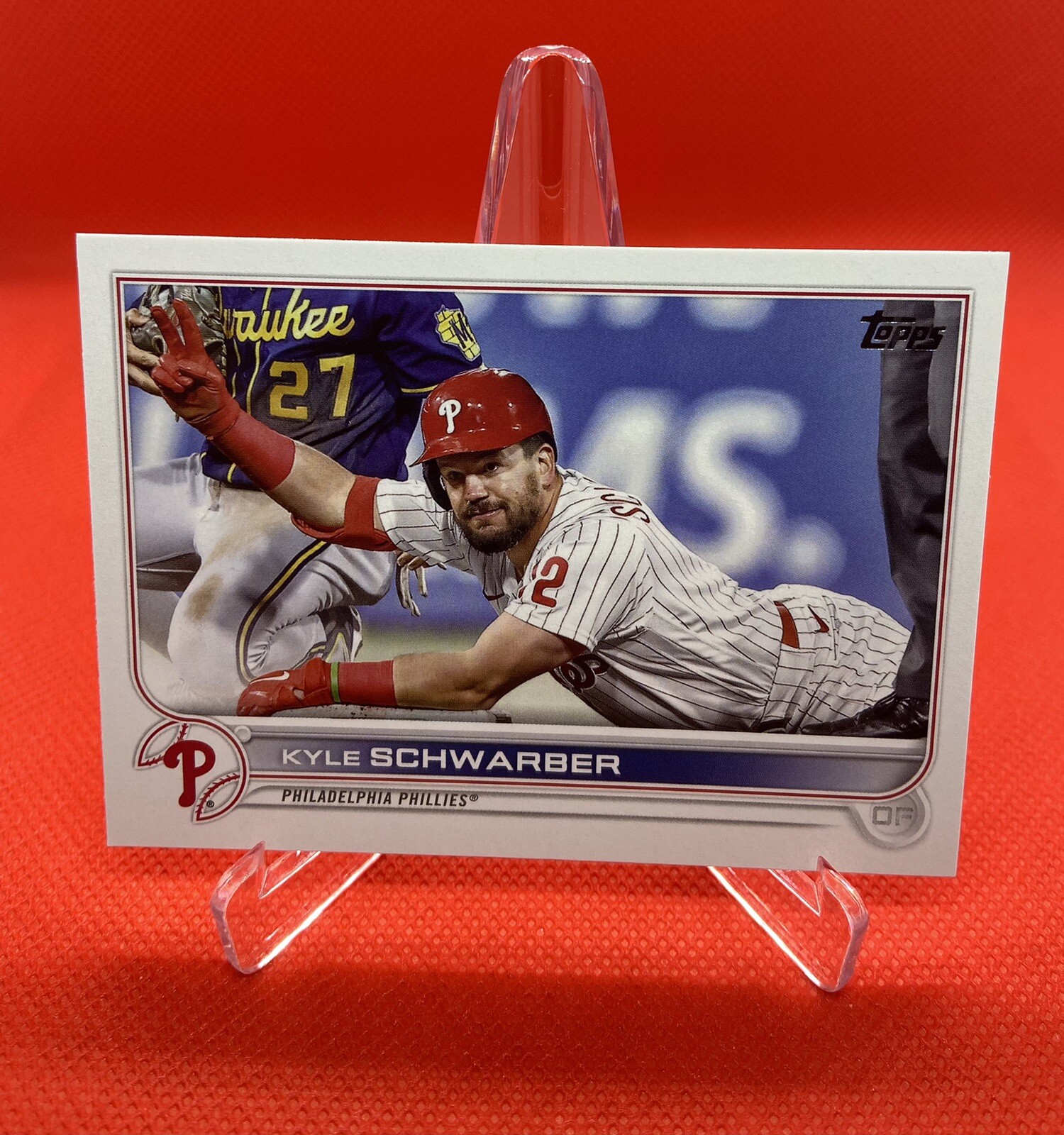 KYLE SCHWARBER 2022 Topps Update #US88 Photo Image Variation SP Short Print