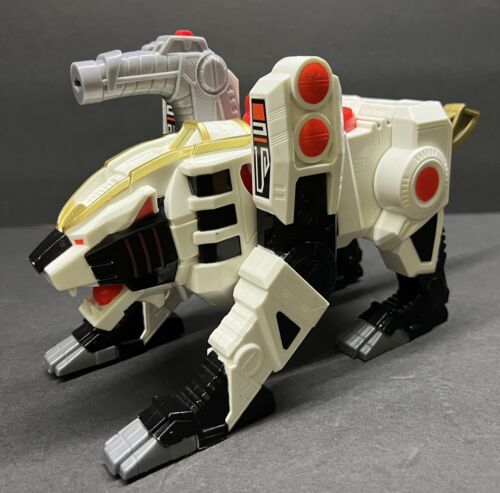 2015 Imaginext Power Rangers White Ranger TigerZord Fisher Price - Picture 1 of 7