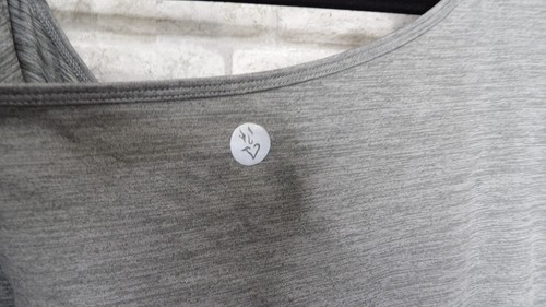 Torrid Active Gray Cap Sleeves Round Neck Athletic Top T-shirt Plus Size 6 6X - Picture 4 of 10
