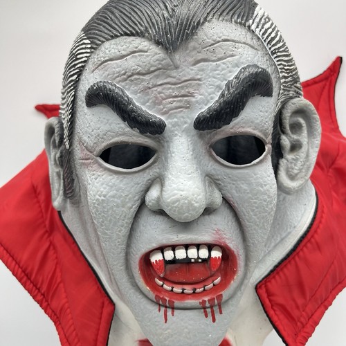 Vintage Easter Unlimited Premium DRACULA Vampire Latex Rubber Halloween Mask - Picture 2 of 6