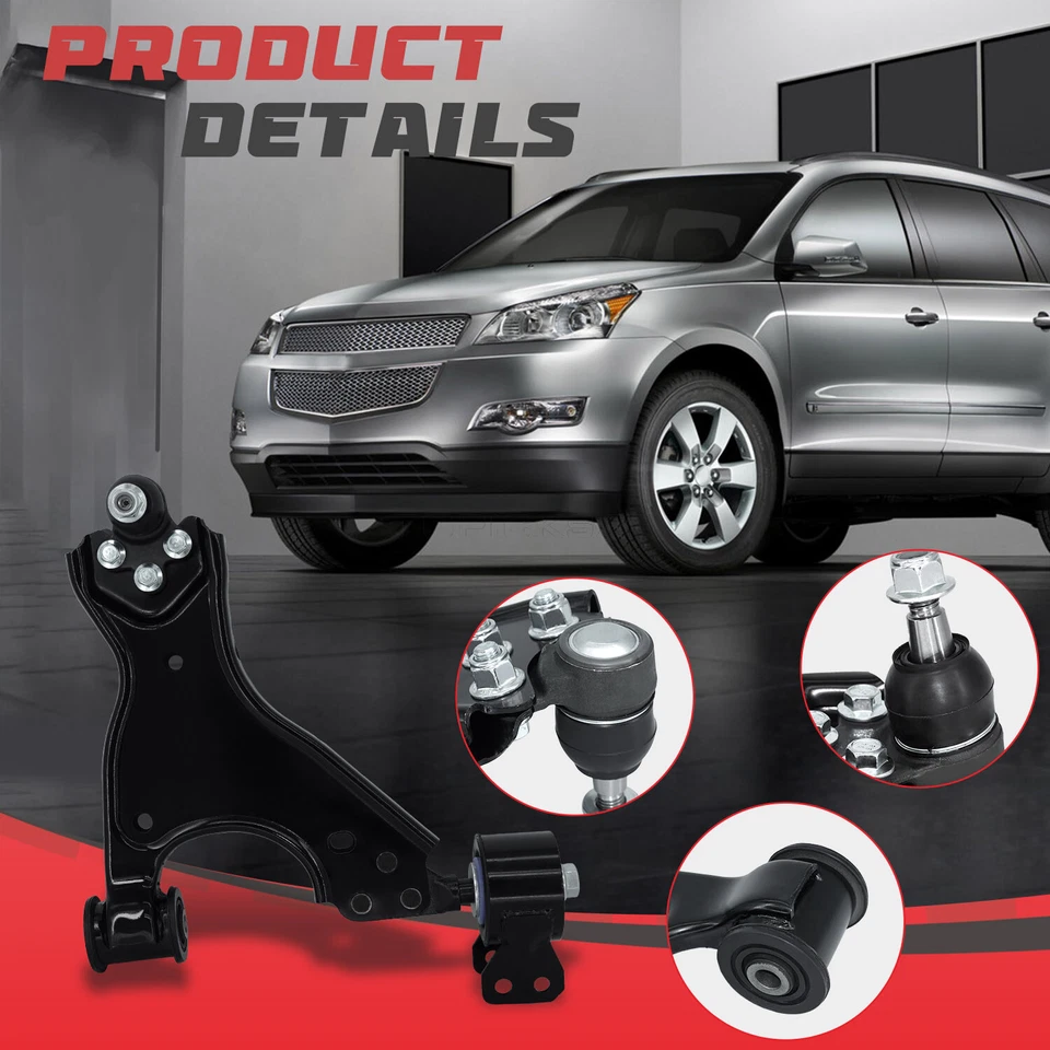 Brazo de control inferior delantero de 8 piezas para Chevrolet GMC Buick Enclave Traverse 2007-2017 Foto 4 de 4