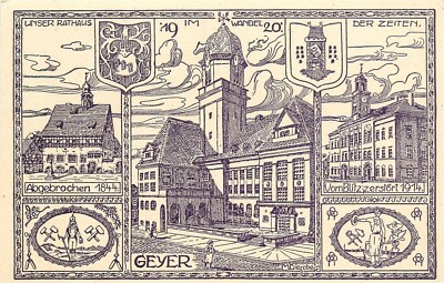 Germany Geyer Multi View C-1910 Postcard 24-943