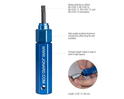 Jonard TTCG-6270 Terminator Tool, Cam, Locking, 5 In L, Blue - Picture 5 of 7