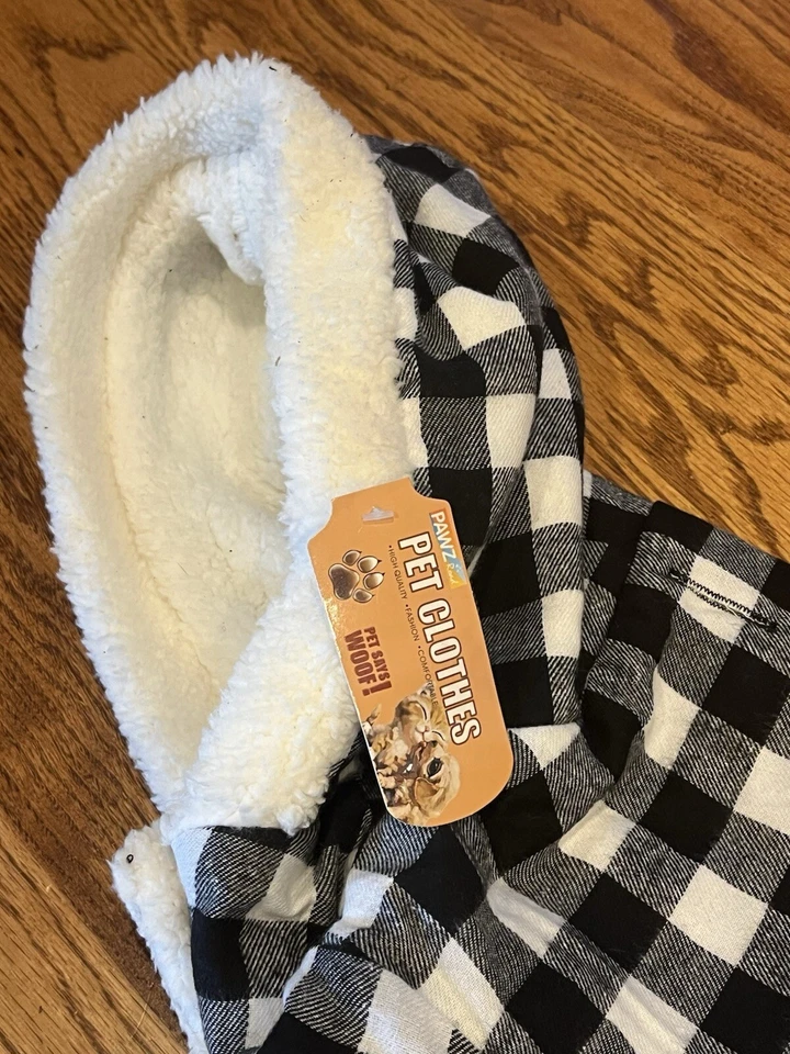 Nuevo Pawz Pet Invierno Chaleco Chaqueta Polar Cuadros Búfalo Perro Abrigo Grande G5 Foto 3 de 4