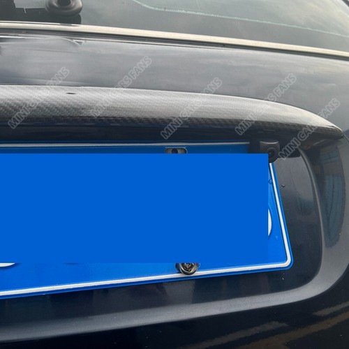 Tira de ajuste de cubierta de manija de tracción de puerta trasera de fibra de carbono para Mini Cooper R53 R50 - Imagen 3 de 7