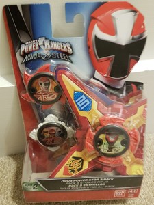 Power Rangers Ninja Steel Power Star 2 Pack Series 3 Brand New And Sealed