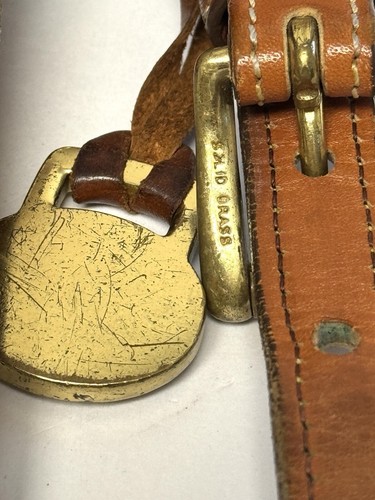 Vintage Dooney & Bourke NORFOLK AWL Shoulder Handbag Black & British Tan Leather - Picture 6 of 19